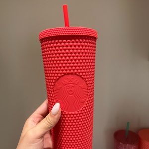Starbucks red matte tumbler